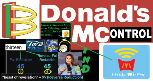 DONALDS MIND CONTROL BUGERS 13 free wifi 3 b free wi fry thirteen collage 99