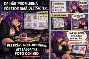 Tomma profiler förstör dejtingsajter.