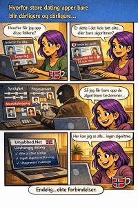 Sofistikerte algoritmer som avgjør hvem som får se hvem, virker i medlemmene på datingsidene.