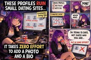 blank profiles ruin dating sites